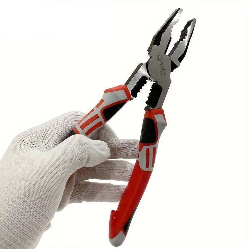 8-inch Multifunction Lineman's Pliers W  Wire Stripper & Crimper 